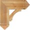 Ekena Millwork Imperial Arts & Crafts Rough Sawn Bracket, Western Red Cedar, 6"W x 20"D x 20"H BKT06X20X20IMP03RWR - alternate 4
